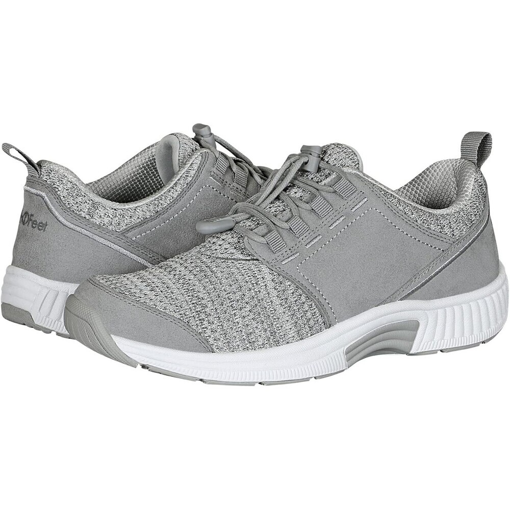 Orthofeet Francis 844 Sneaker Womens US 9 2E Gray Athletic Walking Shoes GAL1388